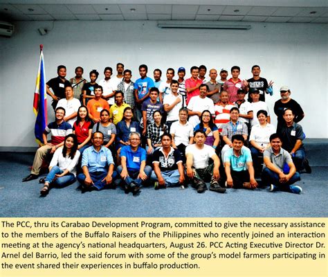 Buffalo Raisers of the Philippines learn PCC’s programs.